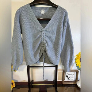 Hippy Rose women’s size long sleeve blue sweater top